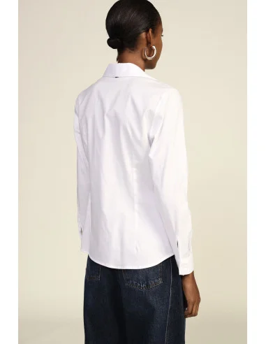Classic Long-Sleeved Blouse with Front Button Closure Dixie