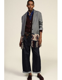 Jeans Ampi Con Cintura E Risvolto Dixie