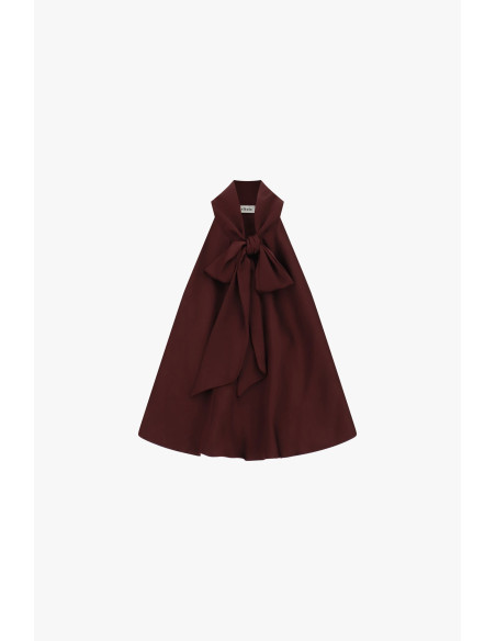 Loose Sleeveless Top with Central Bow Dixie