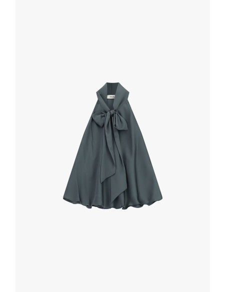 Top Ampio Senza Maniche Con Fiocco Centrale Dixie