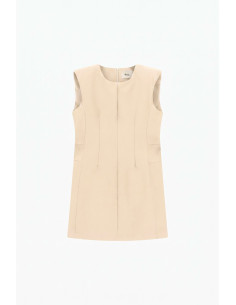 Dixie Short Sleeveless Dress with Back Zip