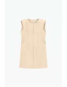 Dixie Short Sleeveless Dress with Back Zip
