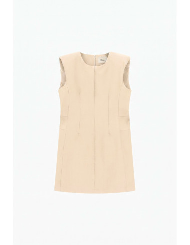 Dixie Short Sleeveless Dress with Back Zip