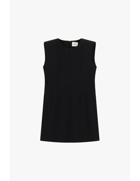 Dixie Short Sleeveless Dress with Back Zip