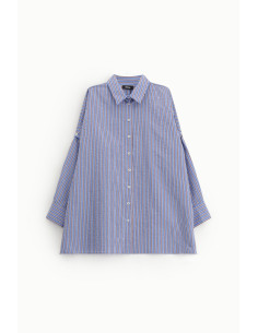 Dixie Long Striped Shirt with Cut-Out Sleeves 2