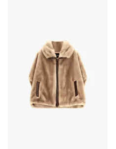 Dixie Short Coat with Zip and Inset Pockets