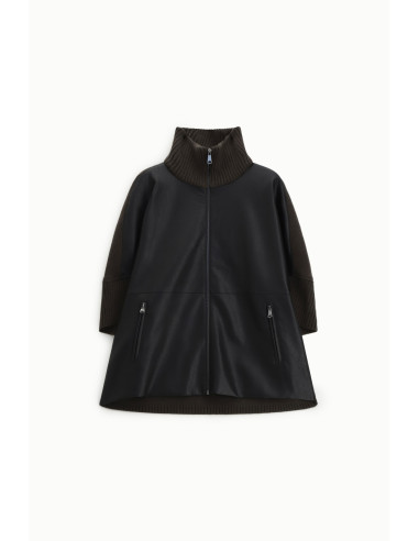 Outer Jackets Con Zip E Collo Alto A Costine Dixie