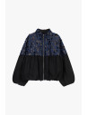 Bomber Con Maniche Balloon E Ricamo Floreale Dixie