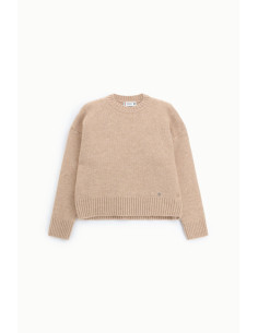 Maglione Girocollo Regular Con Polsini A Costine Please 2