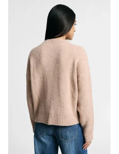 Maglione Girocollo Regular Con Polsini A Costine Please