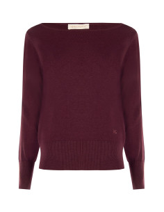 Maglione Con Scollo A Barchetta E Logo Rr Ricamato Rinascimento