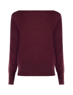 Pull à encolure en bateau et logo RR brodé « Rinascimento » 2