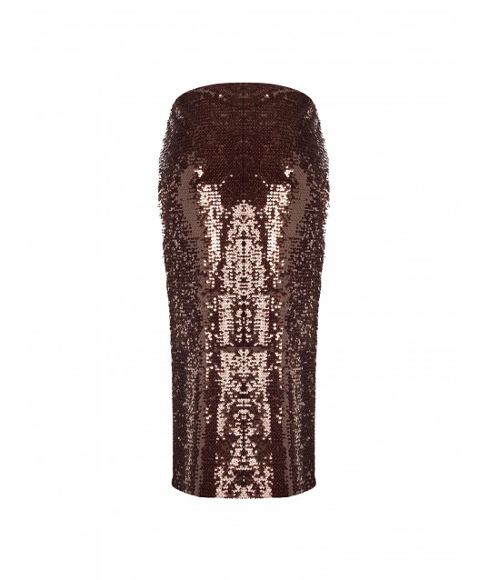 Rinascimento Sequinned Sheath Skirt