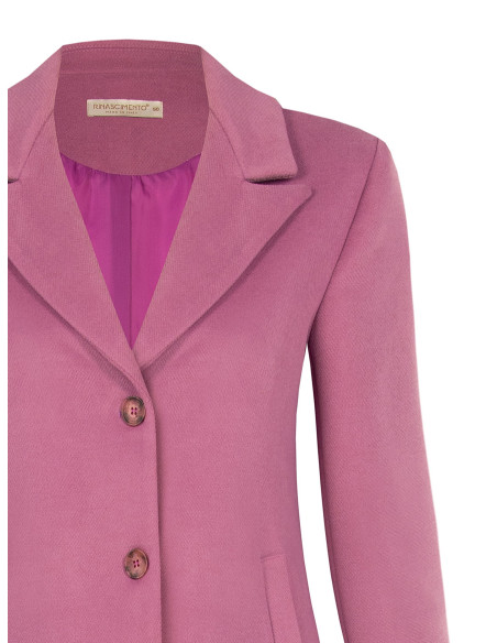 Manteau midi Curvy en drap « Rinascimento Curvy »