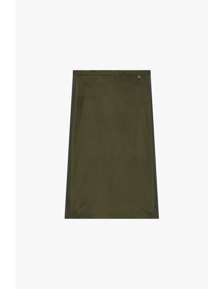 Dixie High-Waisted Straight-Cut Midi Skirt