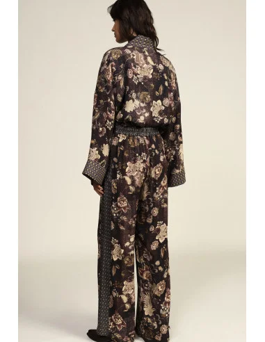 Pantalon palazzo large à imprimé floral Dixie