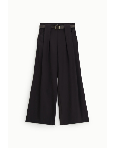 Dixie Palazzo Trousers with a Waistband and Darts - Vestiti Firmati...