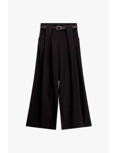 Palazzo Trousers with Waist Belt and Pleats Dixie 2