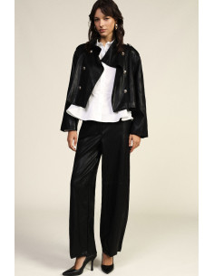 Dixie High-Waisted, Wide-Leg Palazzo Trousers - Vestiti Firmati Lif...