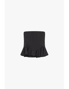 Strapless Ruched Ruffle Top Dixie 2