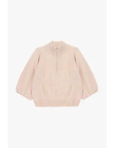 Zip-Up Sweater With Balloon Sleeves Dixie 2