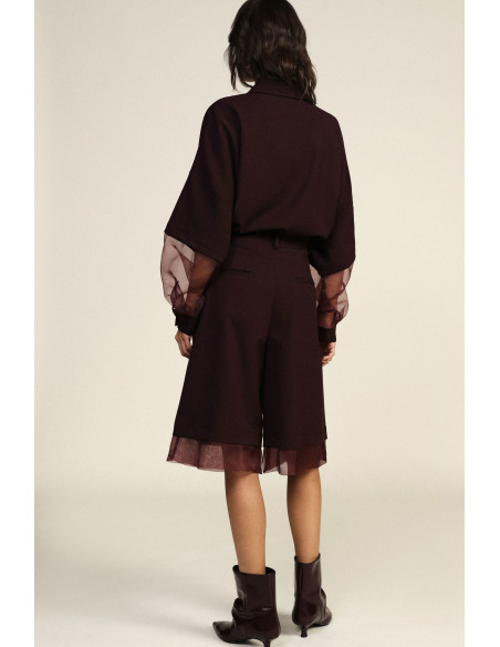 Short au genou avec détails en tulle Dixie - Vestiti Firmati Life S...