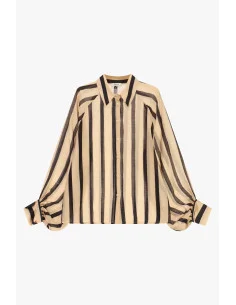 Striped Blouse with Buttons and Wide Sleeves Dixie 2