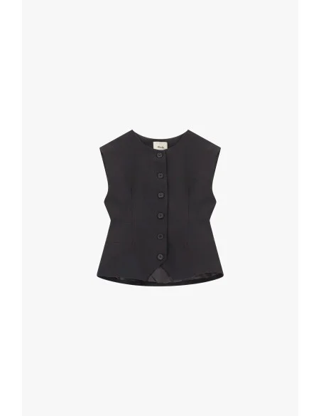 Gilet Senza Maniche Con Abbottonatura Frontale Dixie