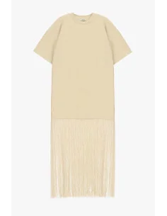 Robe longue style T-shirt avec franges décoratives Dixie 2