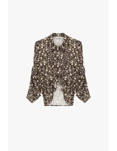 Camicia Stampa Floreale Con Nodo Frontale Dixie 2