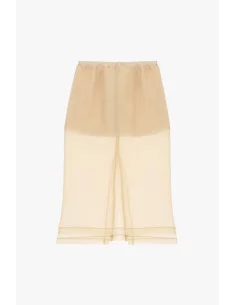 Midi Skirt with Double Layer and Elasticated Waist Dixie 2