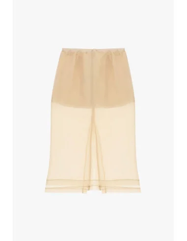 Midi Skirt with Double Layer and Elasticated Waist Dixie