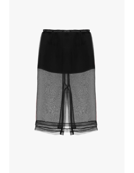 Jupe midi à double épaisseur et taille élastiquée Dixie - Vestiti F...