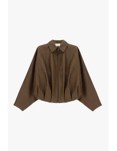 Giacca In Ecopelle Con Maniche Ampie E Zip Dixie 2