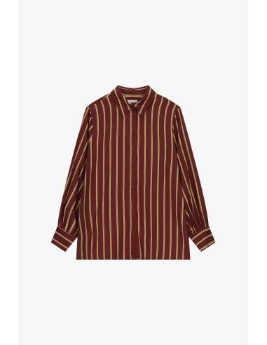 Chemise à rayures verticales avec poignets boutonnés Dixie - Vestit...