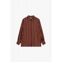 Camicia A Righe Verticali Con Polsini Bottonati Dixie