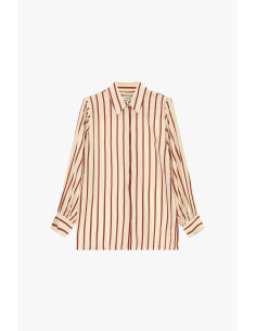 Chemise à rayures verticales avec poignets boutonnés Dixie - Vestit... 2