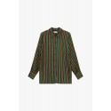 Camicia A Righe Verticali Con Maniche Lunghe Dixie