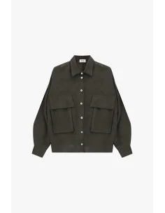 Camicia Oversize Con Maxi Tasche E Coulisse Dixie 2