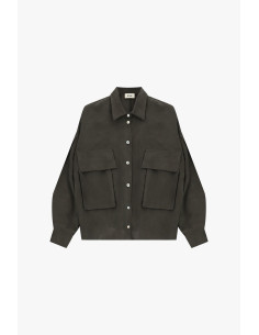 Chemise oversize à grandes poches et cordon de serrage Dixie - Vest... 2
