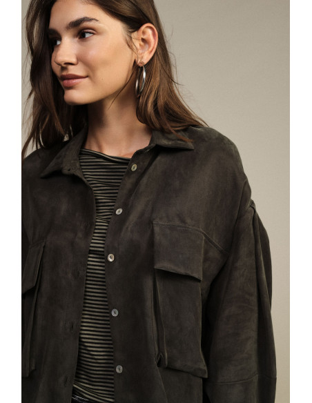 Camicia Oversize Con Maxi Tasche E Coulisse Dixie