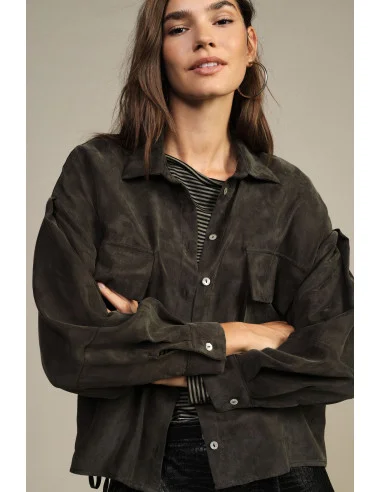 Camicia Oversize Con Maxi Tasche E Coulisse Dixie