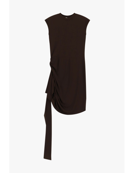 Robe courte avec détail drapé sur le côté Dixie - Robes Fir...
