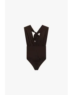 Body Con Profondo Scollo Incrociato E Fiocco Dixie 2