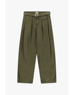 High-waisted Palazzo Trousers with Belt and Pleats by Dixie - Children’s Clothes... 2
