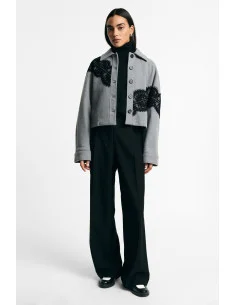 Pantaloni Palazzo Vita Alta Con Pinces Please