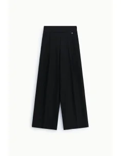 High-Waisted Palazzo Trousers with Pleats – Please 2