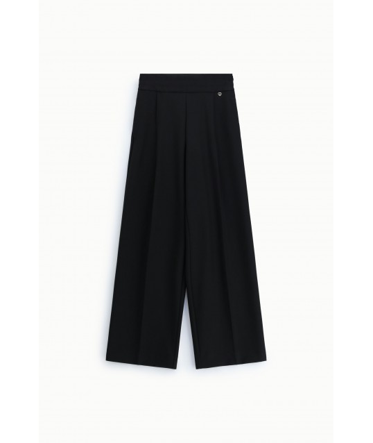 Pantaloni Palazzo Vita Alta Con Pinces Please
