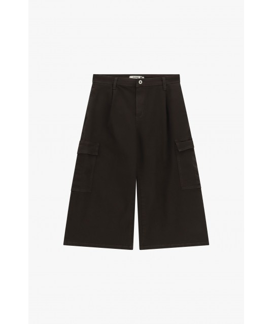 Bermuda Con Tasche Cargo E Gamba Ampia Please