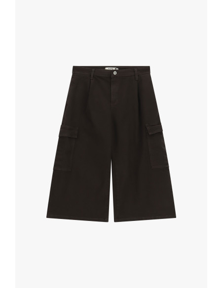 Bermuda Con Tasche Cargo E Gamba Ampia Please